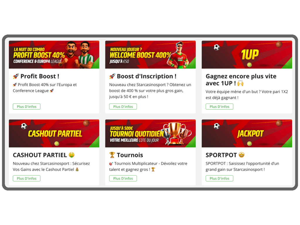 Star Casino sports